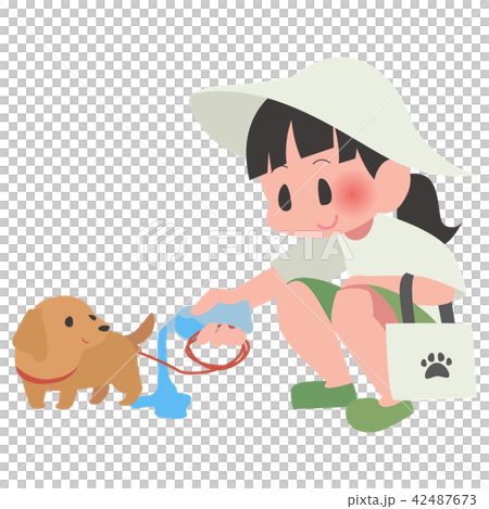 狗狗 寵物 散步 清潔工 42487673