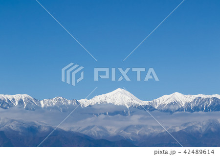 松本市から望む北アルプス 42489614