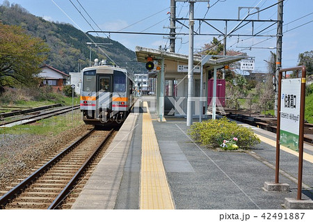 伯備線　伯耆溝口駅 42491887