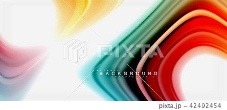 Rainbow fluid colors abstract background twisted liquid design, colorful marble or plastic wavy Rainbow fluid colors abstract background twisted liquid design, colorful marble or plastic wavy 42492454