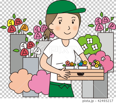 花店員工女人 花店員工女人 42493217