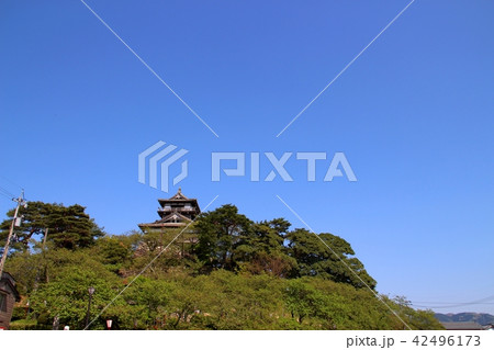 丸岡城の天守閣 42496173