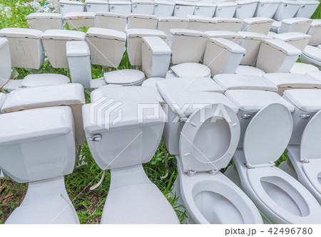 waste flush toilet outdoor . 42496780