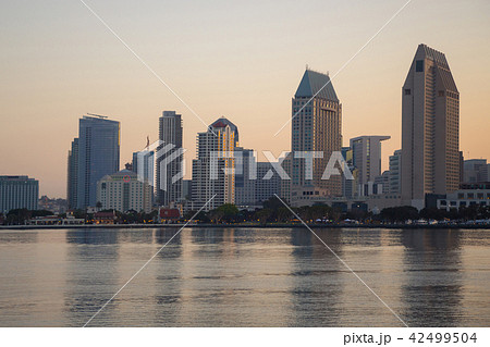 View of the San Diego doutown from Coronado Island 42499504