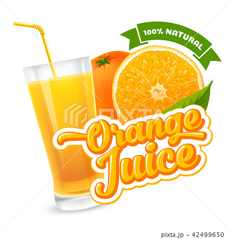 Orange juice label Orange juice label 42499650