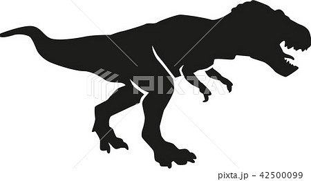 Tyrannosaurus Silhouetteのイラスト素材