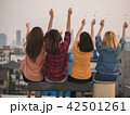 Young asian woman group of friends enjoying 42501261