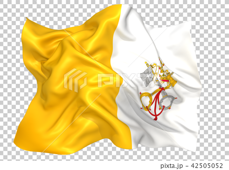 バチカン国旗のイラスト素材