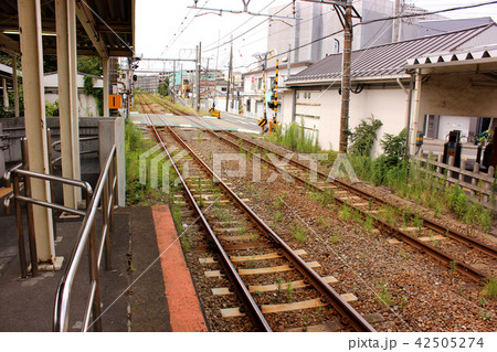 鶴見線鶴見小野駅のプラットホーム(4) 鶴見線鶴見小野駅のプラットホーム(4) 42505274