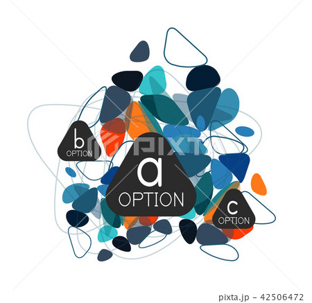 Triangle infographics design layout 42506472