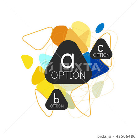 Triangle infographics design layout 42506486