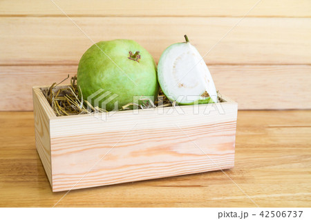 goiaba on wooden box goiaba on wooden box 42506737