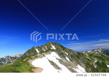 北アルプス 水晶岳山頂への道 立山連峰、剣岳、龍王岳、浄土山、薬師岳遠景 北アルプス 水晶岳山頂への道 立山連峰、剣岳、龍王岳、浄土山、薬師岳遠景 42507708