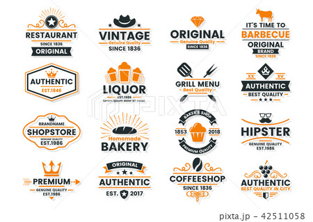 Vintage Retro Vector Logo for banner Vintage Retro Vector Logo for banner 42511058
