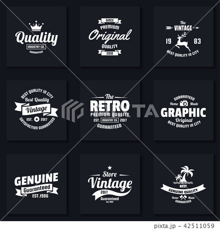 Vintage Retro Vector Logo for banner Vintage Retro Vector Logo for banner 42511059