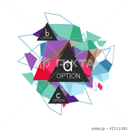 Triangle infographics design layout Triangle infographics design layout 42511381