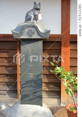 猫の石像（高林寺／大阪府堺市堺区神明町東3-1-3） 42512285