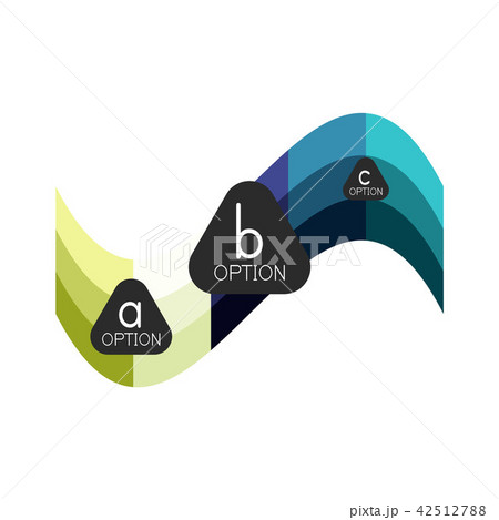 Abstract colorful geometric option infographics design template with sample abc options. Abstract Abstract colorful geometric option infographics design template with sample abc options. Abstract 42512788