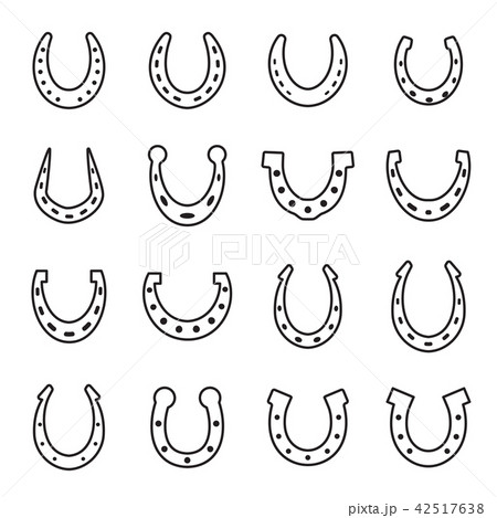 Horseshoe vector icon isolated 42517638