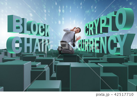Businessman confused about all cryptocurrencies Businessman confused about all cryptocurrencies 42517710
