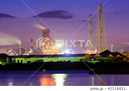 北九州工業地帯の夜景 北九州工業地帯の夜景 42518821