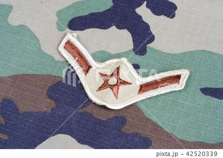 US AIR FORCE Airman rank patch on uniform 42520339