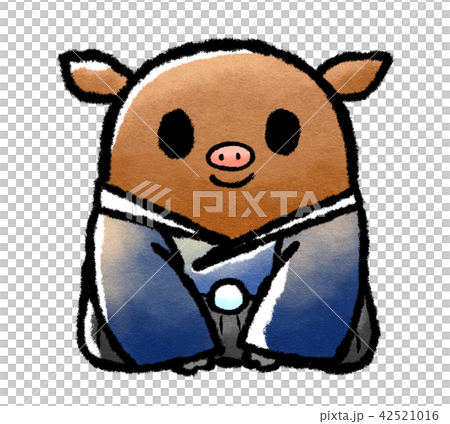 年賀状 2019 年賀 亥 イラスト 42521016