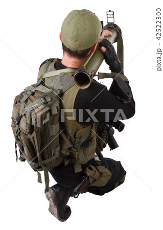 mercenary with bazooka gun mercenary with bazooka gun 42522300