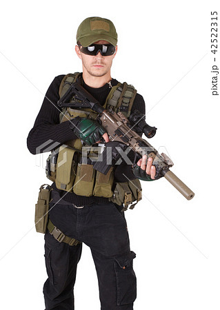 mercenary with m4 rifle mercenary with m4 rifle 42522315