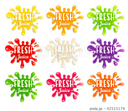Set of different fruit and vegetables splashes. 42523179