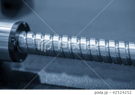 The lead screw shaft spare part of CNC machine 42524252