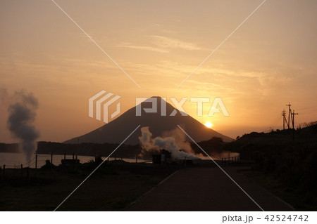 開聞岳　池田湖　かいもんだけ　旅行　指宿　南九州　雲 42524742