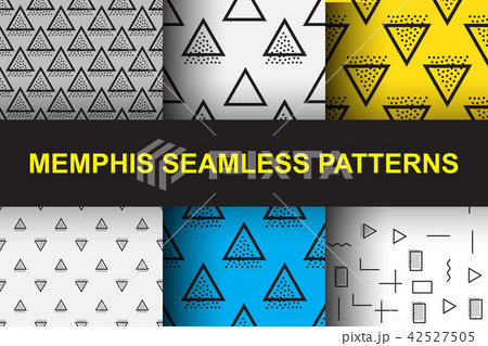 Memphis Seamless Pattern 42527505