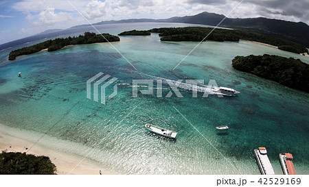 ドローン映像：石垣島の川平湾 42529169