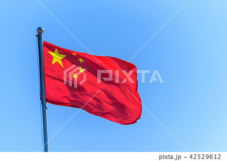 中国の国旗 42529612