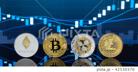 Bitcoin and cryptocurrency investing concept. Bitcoin and cryptocurrency investing concept. 42530370