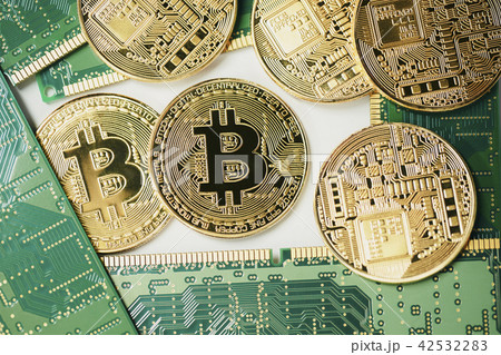 Bitcoin 金貨 仮想通貨 ゴールド 42532283