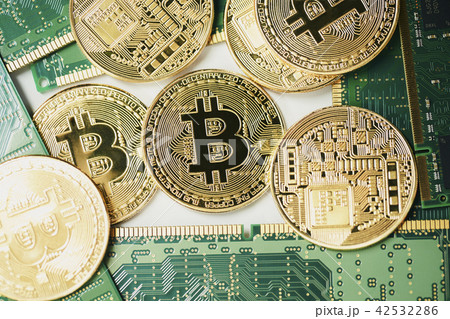 Bitcoin 金貨 仮想通貨 ゴールド 42532286