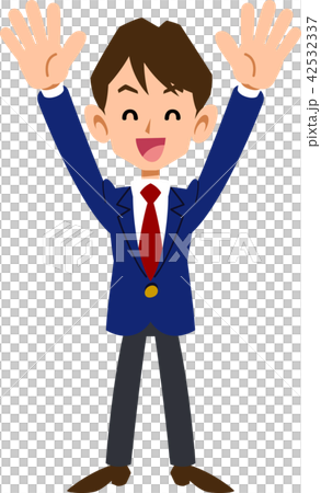 male, delighted, pleased - Stock Illustration [42532337] - PIXTA