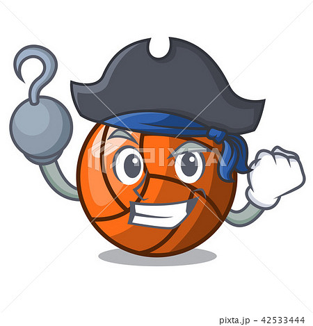 Pirate volleyball character cartoon style 42533444