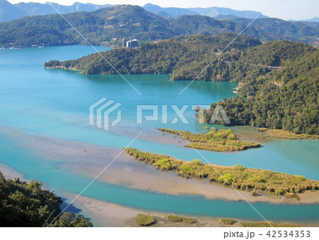 台湾 南投県 日月潭 (にちげつたん) 台湾 南投県 日月潭 (にちげつたん) 42534353