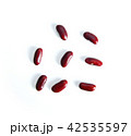 Red bean on white background 42535597