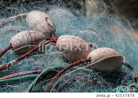 Fisherman fishing net detail Fisherman fishing net detail 42537878