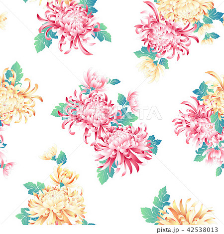 和調　キク柄 42538013