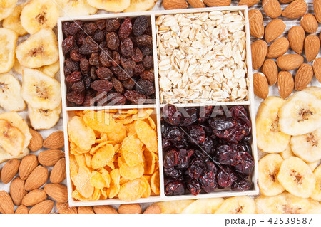 Healthy dried ingredients containing minerals Healthy dried ingredients containing minerals 42539587
