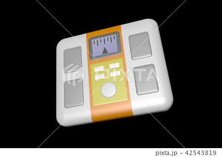 体重計のイラスト(デジタル体重計) 体重計のイラスト(デジタル体重計) 42543819