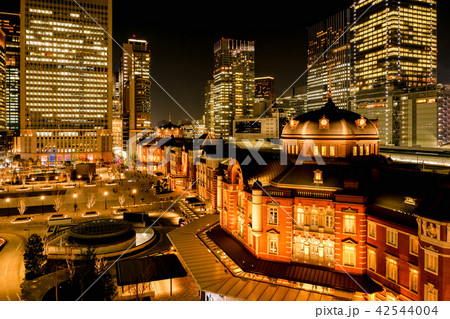 東京駅（夜景） 42544004