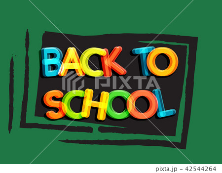 Back to school poster, school blackboard, education banner, vector illustration. Back to school poster, school blackboard, education banner, vector illustration. 42544264