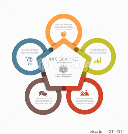 Infographic design template with place for your data. Vector illustration. 42544344
