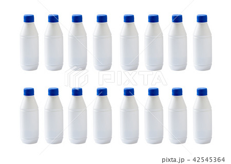 Bottle drug or water made to plastic on isolated 42545364